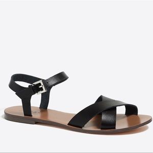 J.Crew Factory Crisscross Ankle Sandal Sz 8